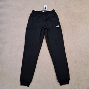 Fila Boys Jogger Style Pants Size XXL 18/20 Black Lightweight NWT